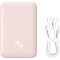 Повербанк MagSafe BASEUS Magnetic Mini Wireless Fast Charge Power Bank 20W 10000mAh Pink (P10022100412-00/PPCX030004)