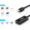 Адаптер UGREEN MD112 Male to Female Mini DisplayPort - HDMI v1.4 Black (10461)