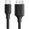 Кабель UGREEN US312 USB-C to Micro-USB 1м Black (20103)