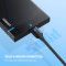 Кабель UGREEN US312 USB-C to Micro-USB 1м Black (20103)