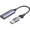 Адаптер UGREEN CM489 Video Capture Device HDMI - USB-A/USB-C Gray (40189)