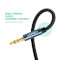 Кабель UGREEN AV112 3.5mm Male to Male Audio Cable mini-jack 3.5mm 0.5м Blue (60178)