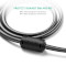 Кабель UGREEN VG101 1080P Male to Male Cable VGA 1.5м Black (11630)