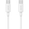 Кабель USAMS US-SJ711 YD Type-C To Type-C 60W Fast Charging Data Cable 1м White (SJ711USB02)