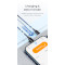 Кабель USAMS US-SJ711 YD Type-C To Type-C 60W Fast Charging Data Cable 1м White (SJ711USB02)