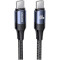 Кабель USAMS US-SJ524 U71 PD Type-C To Type-C 100W Fast Charging & Data Cable 1.2м Black (SJ524USB01)