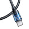 Кабель USAMS US-SJ524 U71 PD Type-C To Type-C 100W Fast Charging & Data Cable 1.2м Black (SJ524USB01)