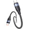 Кабель USAMS US-SJ632 U85 Aluminum Alloy Type-C To Type-C PD100W Fast Charging & Data Cable 1.2м Black (SJ632USB01)