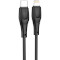 Кабель XO NBQ239A Type-C to Lightning 1м Black