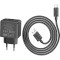 Зарядное устройство HOCO CS12A Ocean 1xUSB-A, QC3.0 18W Black w/Type-C cable (6942007603706)