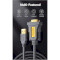 Кабель UGREEN CR104 USB to DB9 RS-232 Male Adapter Cable 3м Black (20223)