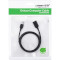 Кабель-удлинитель UGREEN US129 USB-AM 3.0 to USB-AF Extension Cable 0.5м Black (30125)