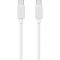 Кабель USAMS US-SJ691 KY 60W Striped Type-C To Type-C Data Cable 1м White (SJ691USB02)