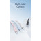 Кабель USAMS US-SJ696 KY 60W Striped Type-C to Type-C Data Cable 2м White (SJ696USB02)