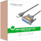 Кабель UGREEN US167 USB to DB25 Parallel Printer Cable 2м Black (20224)