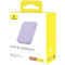 Повербанк MagSafe BASEUS Magnetic Mini Air Wireless Fast Charge Power Bank 20W 6000mAh Purple (P10059002513-00)