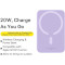 Повербанк MagSafe BASEUS Magnetic Mini Air Wireless Fast Charge Power Bank 20W 6000mAh Purple (P10059002513-00)