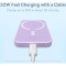 Повербанк MagSafe BASEUS Magnetic Mini Air Wireless Fast Charge Power Bank 20W 6000mAh Purple (P10059002513-00)