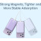 Повербанк MagSafe BASEUS Magnetic Mini Air Wireless Fast Charge Power Bank 20W 6000mAh Purple (P10059002513-00)