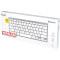 Клавиатура беспроводная TRUST Bluetooth Wireless Keyboard Silver (25486)