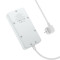 Сетевой фильтр HOCO AC8A White, 3 розетки, 1xUSB-C, 3xUSB, 1.5м