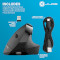 Вертикальная мышь JLAB JBuds Ergonomic Wireless Vertical Mouse Black