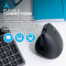 Вертикальная мышь JLAB JBuds Ergonomic Wireless Vertical Mouse Black