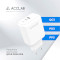 Зарядний пристрій ACCLAB AL-TC125 1xUSB-C, QC3.0, PD3.0 Wall Charger White