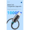 Кабель ESSAGER Jelly Bean 100W Magnetic Data Cable Type-C to Type-C 1м Black (EXCTT1-TD01-P)