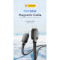 Кабель ESSAGER Jelly Bean 100W Magnetic Data Cable Type-C to Type-C 1м Black (EXCTT1-TD01-P)