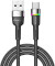 Кабель ESSAGER Colorful LED Fast Charging Cable 3A USB-A to Type-C 3м Black (EXCT-XCDC01)