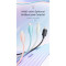 Кабель ESSAGER Breeze 100W Fast Charging Cable Type-C to Type-C 2м White (EXCTT1-WLA02-P)