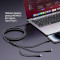 Кабель COLORWAY 3-in-1 Type-C to Apple Lightning/Micro-USB/Type-C 3A 1.2м Black (CW-CBPDU3060-BK)