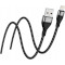 Кабель JELLICO B16 USB-A to Lightning 15W 1м Black