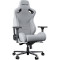 Крісло геймерське ANDA SEAT Kaiser 2 Pro Gray Fabric Size XL