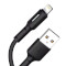 Кабель XO NB112 USB-A to Lightning 1м Black