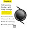 Кабель BASEUS Free2Draw Mini Retractable Charging Cable Type-C to Type-C PD3.0 100W 1м Black (P10364500111-00)