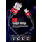 Кабель ESSAGER 5A Fast Charging Cable USB-A to Type-C 0.3м Red (EXCT-FMTB09)