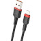 Кабель WUW X203 USB-A to Lightning 2.4A 1м Black