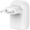 Зарядний пристрій BELKIN Boost Up Charge Dual Wall Charger with PPS 37W White (WCB007VFWH)