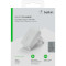 Зарядний пристрій BELKIN Boost Up Charge Dual Wall Charger with PPS 37W White (WCB007VFWH)