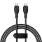 Кабель BASEUS Pudding Series Fast Charging Cable Type-C to Type-C 100W 1.2м Black (P10355702111-00)