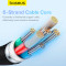 Кабель BASEUS Pudding Series Fast Charging Cable Type-C to Type-C 100W 1.2м Black (P10355702111-00)