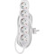 Подовжувач EMOS P0525R White, 5 розеток, 5м