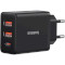 Зарядний пристрій BASEUS Cube Fast Charger 2U+C GaN5 30W Black (P10111402113-00)