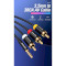 Кабель VENTION mini-jack 3.5 мм - 3RCA 1.5м Black (VAB-R07-B150)