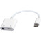 Адаптер CABLEXPERT A-CM-3.5FP-01 Type-C Male to Type-C Female + minijack 3.5mm White