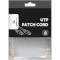 Патч-корд CABLEXPERT U/UTP Cat.6 0.25м Gray (PP6U-CU-0.25M)