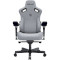 Крісло геймерське ANDA SEAT Kaiser 3 Pro Gray Fabric Size XL