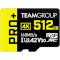 Карта пам'яті TEAM microSDXC Pro+ 512GB UHS-I U3 V30 A2 Class 10 + SD-adapter (TPPMSDX512GIA2V3003)